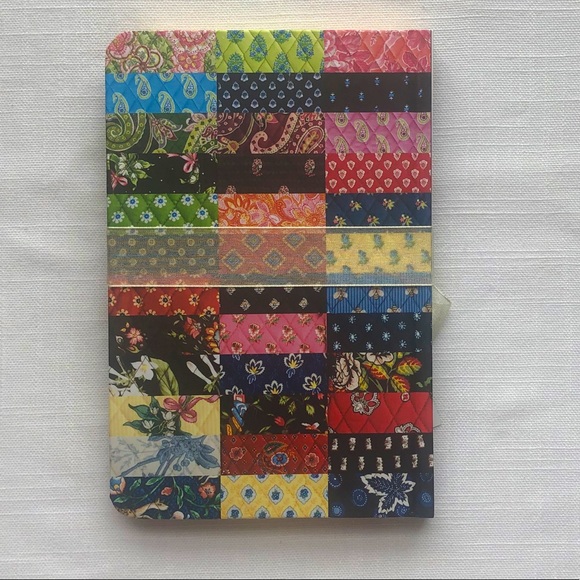 Vera Bradley Hard Journal w/ Lines Gold Edge NWT - Picture 4 of 7